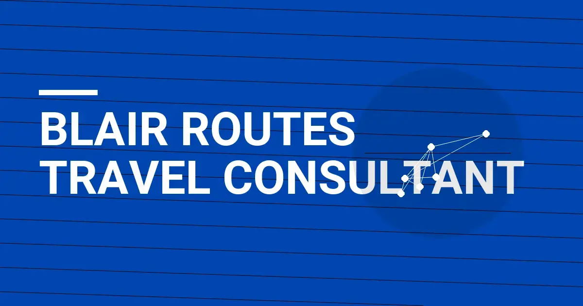 Blair Routes Travel Consultant