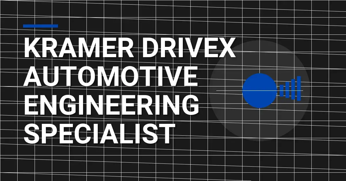 Kramer DriveX Automotive Engineering Specialist