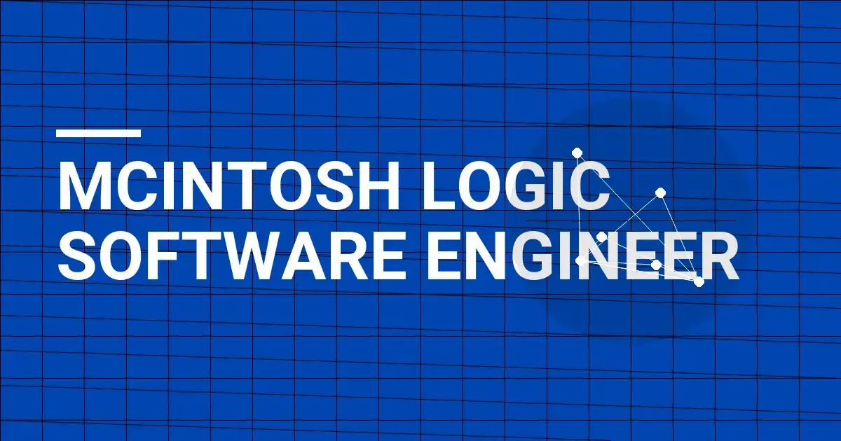 Mcintosh Logic Software Engineer