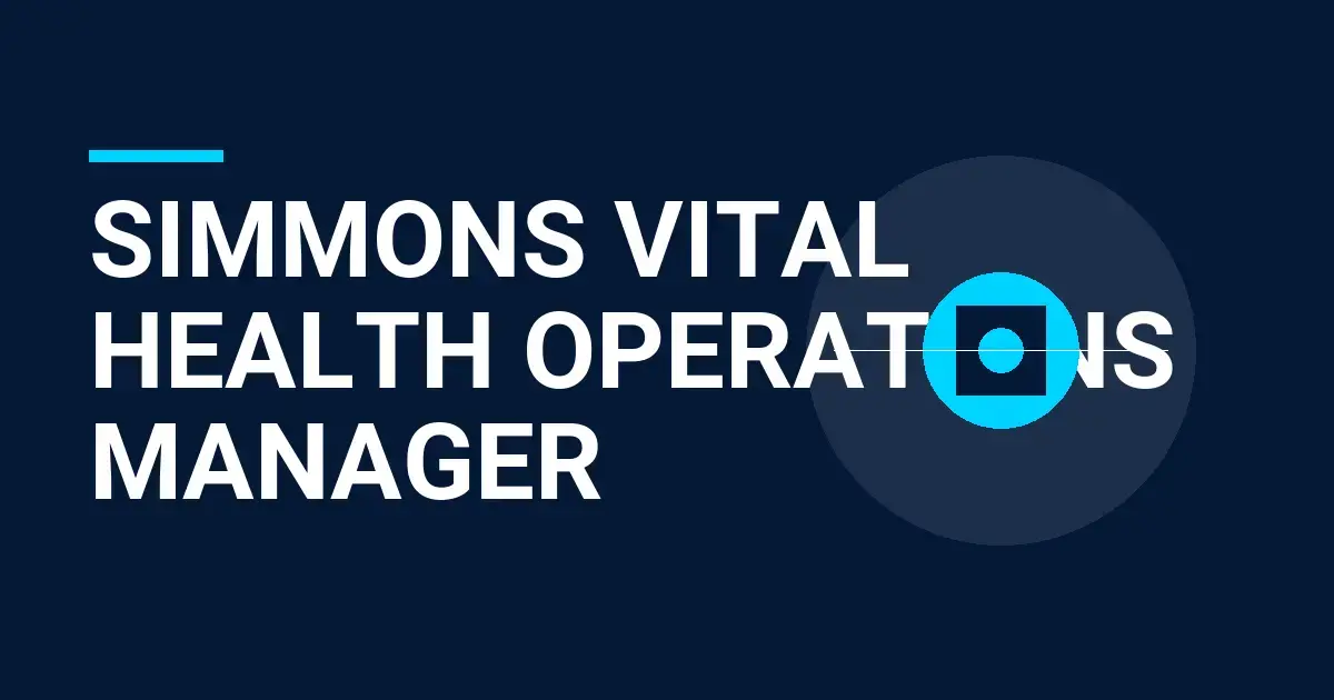 Simmons Vital Health Operations Manager