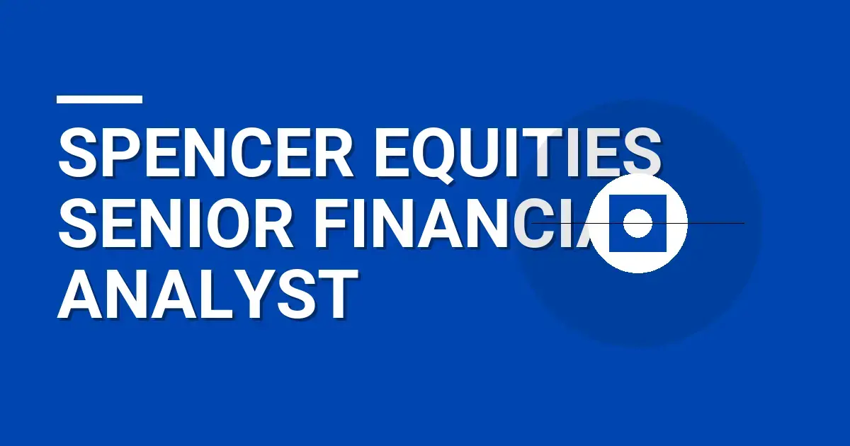 Spencer Equities Senior Financial Analyst