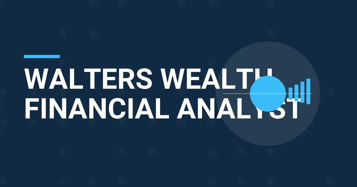 Walters Wealth Financial Analyst